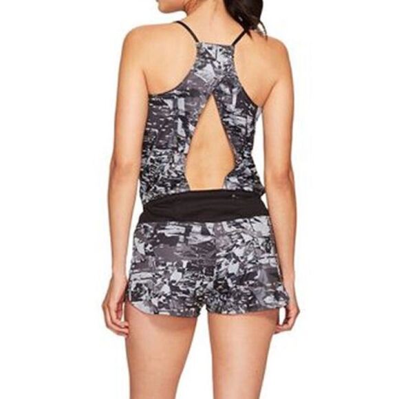 The North Face Runagade FlashDry Romper Reflective Print Zip Pocket small - Picture 2 of 13